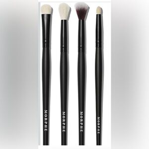 Morphe 4-Piece Eye Shadow Blending Crease Brush Set New